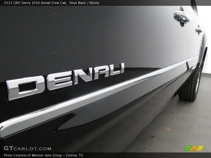 Onyx Black / Ebony 2013 GMC Sierra 1500 Denali Crew Cab