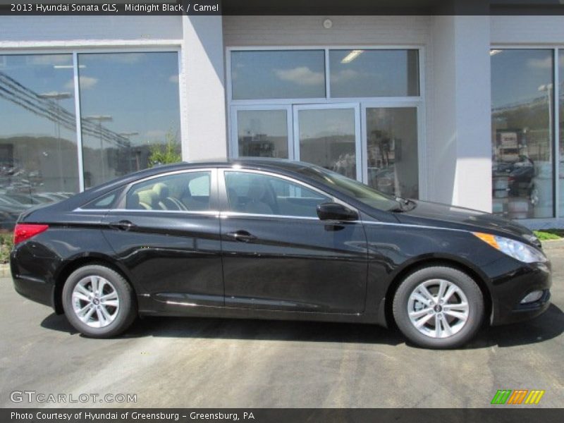 Midnight Black / Camel 2013 Hyundai Sonata GLS