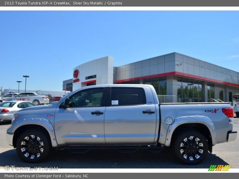 Silver Sky Metallic / Graphite 2013 Toyota Tundra XSP-X CrewMax