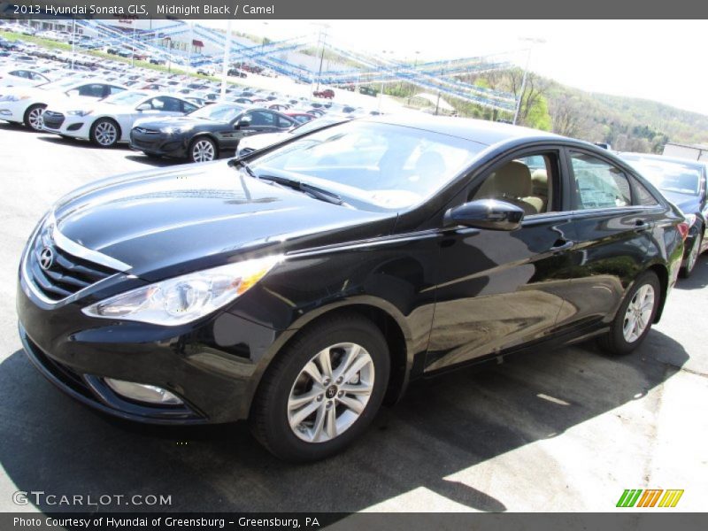 Midnight Black / Camel 2013 Hyundai Sonata GLS