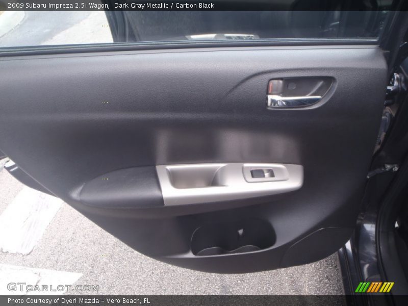 Dark Gray Metallic / Carbon Black 2009 Subaru Impreza 2.5i Wagon