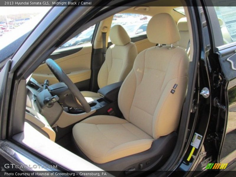 Midnight Black / Camel 2013 Hyundai Sonata GLS