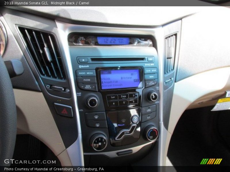 Midnight Black / Camel 2013 Hyundai Sonata GLS