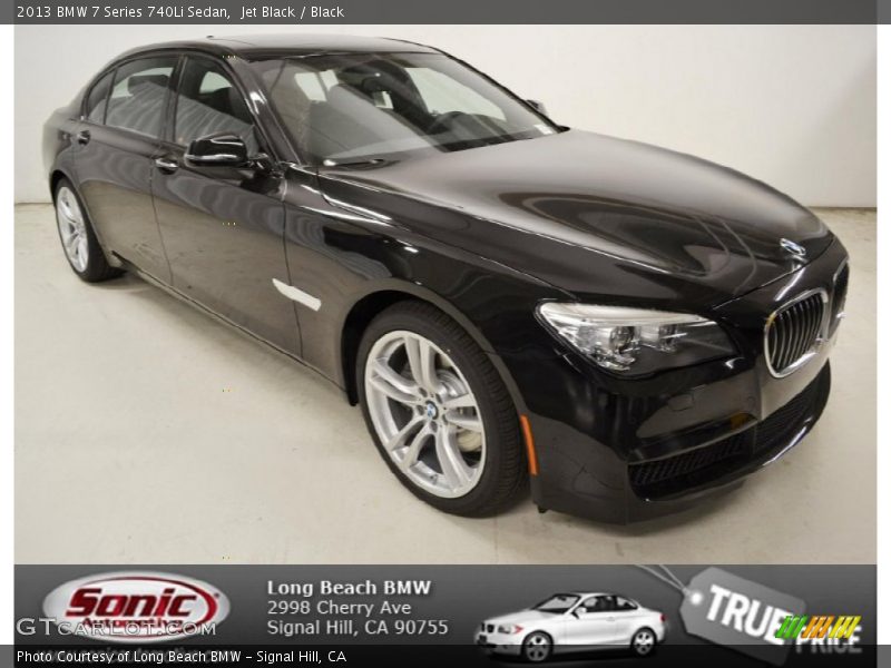 Jet Black / Black 2013 BMW 7 Series 740Li Sedan