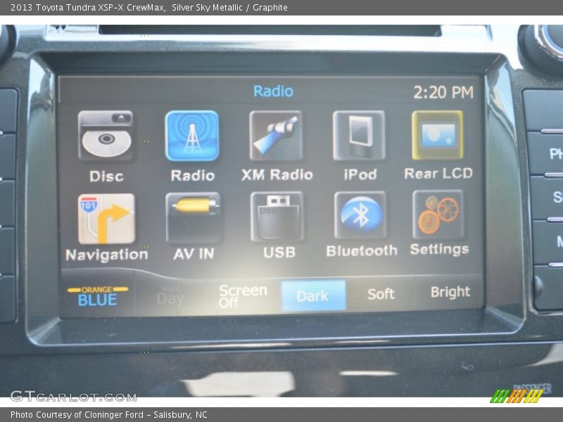 Silver Sky Metallic / Graphite 2013 Toyota Tundra XSP-X CrewMax