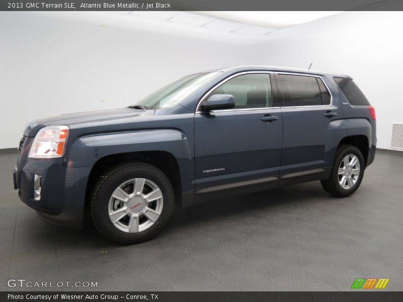 Atlantis Blue Metallic / Jet Black 2013 GMC Terrain SLE