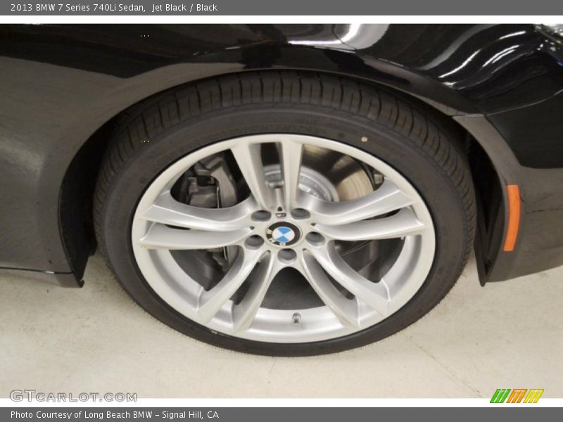 Jet Black / Black 2013 BMW 7 Series 740Li Sedan