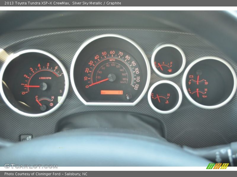 Silver Sky Metallic / Graphite 2013 Toyota Tundra XSP-X CrewMax