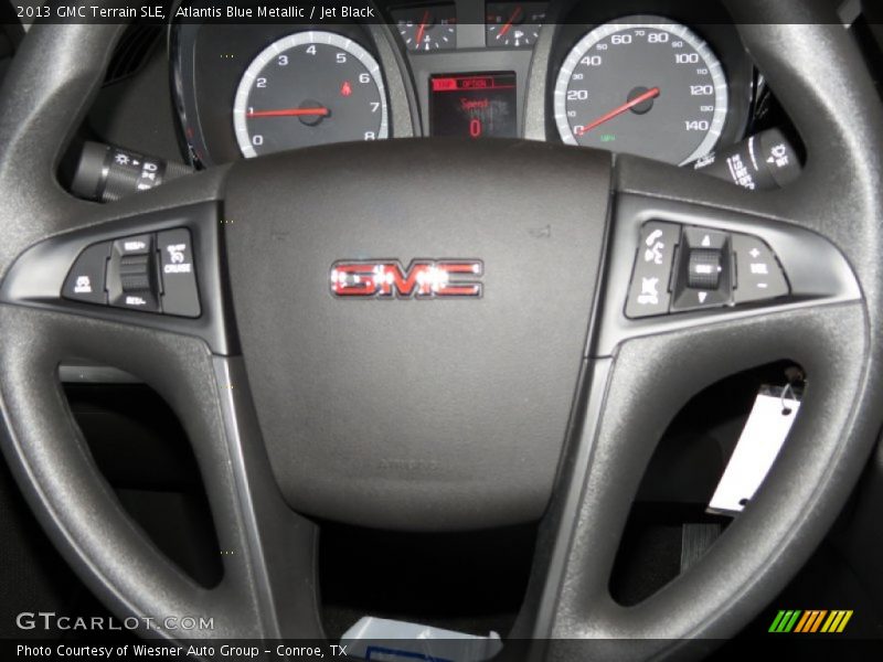 Atlantis Blue Metallic / Jet Black 2013 GMC Terrain SLE