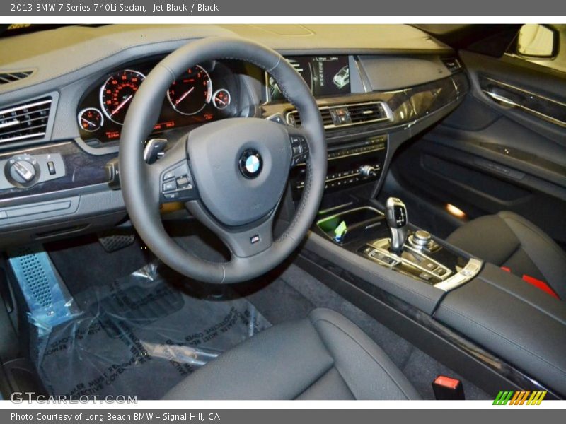 Jet Black / Black 2013 BMW 7 Series 740Li Sedan