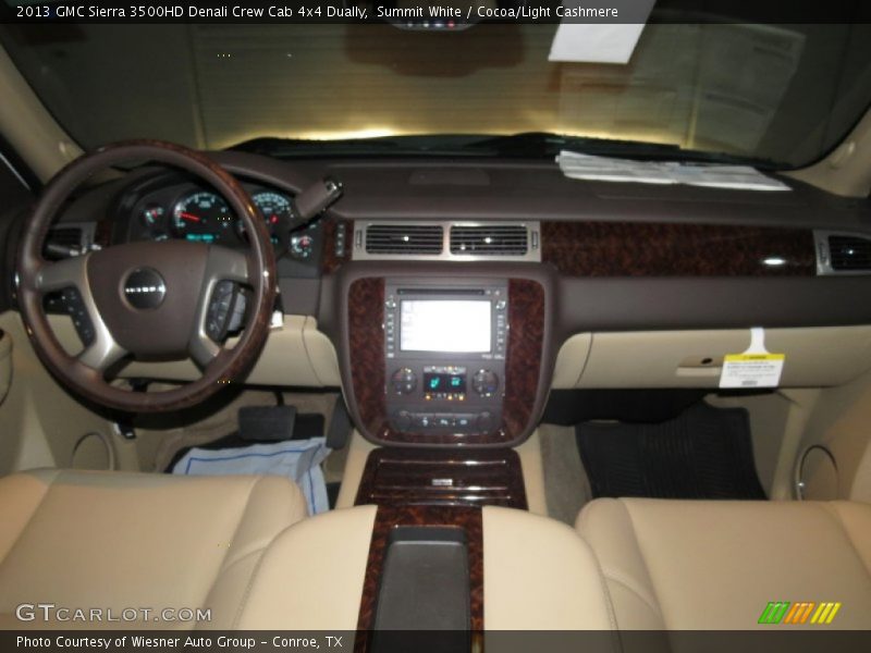 Dashboard of 2013 Sierra 3500HD Denali Crew Cab 4x4 Dually