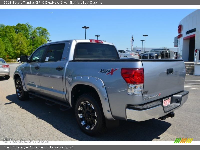 Silver Sky Metallic / Graphite 2013 Toyota Tundra XSP-X CrewMax