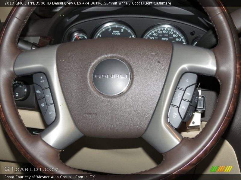 2013 Sierra 3500HD Denali Crew Cab 4x4 Dually Steering Wheel
