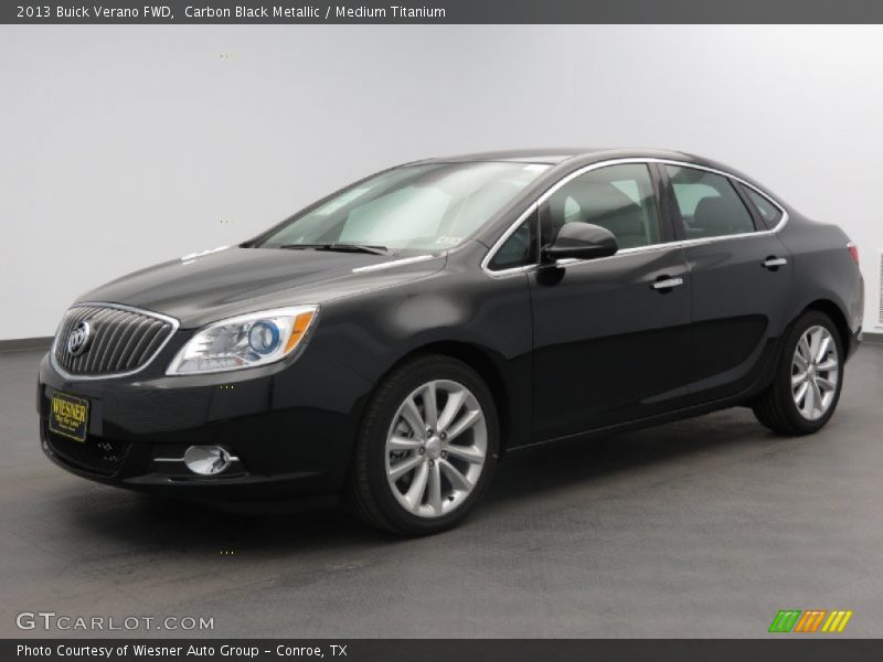 Carbon Black Metallic / Medium Titanium 2013 Buick Verano FWD