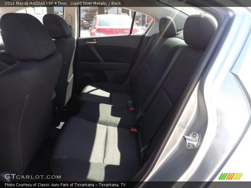 Liquid Silver Metallic / Black 2013 Mazda MAZDA3 i SV 4 Door
