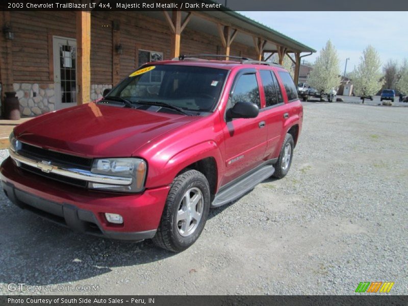 Majestic Red Metallic / Dark Pewter 2003 Chevrolet TrailBlazer LT 4x4