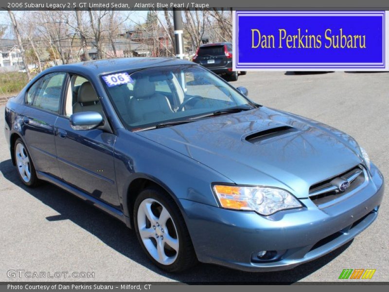 Atlantic Blue Pearl / Taupe 2006 Subaru Legacy 2.5 GT Limited Sedan