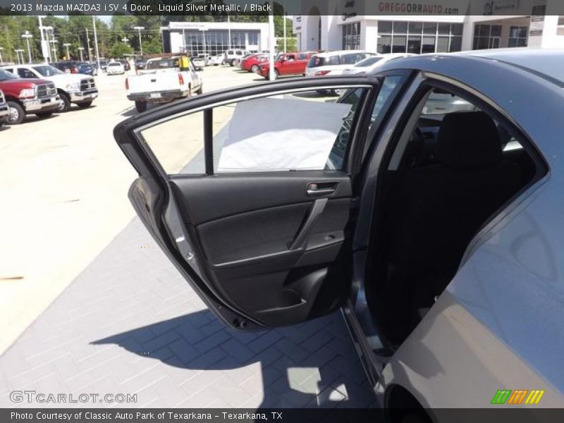 Liquid Silver Metallic / Black 2013 Mazda MAZDA3 i SV 4 Door