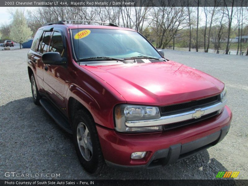 Majestic Red Metallic / Dark Pewter 2003 Chevrolet TrailBlazer LT 4x4