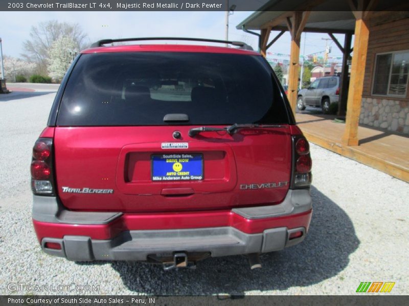 Majestic Red Metallic / Dark Pewter 2003 Chevrolet TrailBlazer LT 4x4