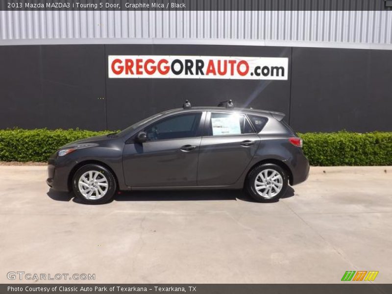 Graphite Mica / Black 2013 Mazda MAZDA3 i Touring 5 Door