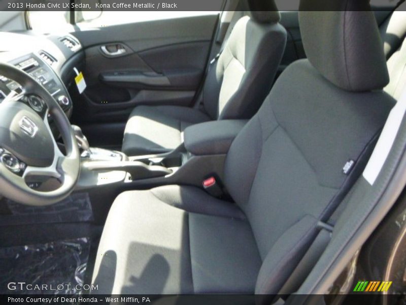 Kona Coffee Metallic / Black 2013 Honda Civic LX Sedan