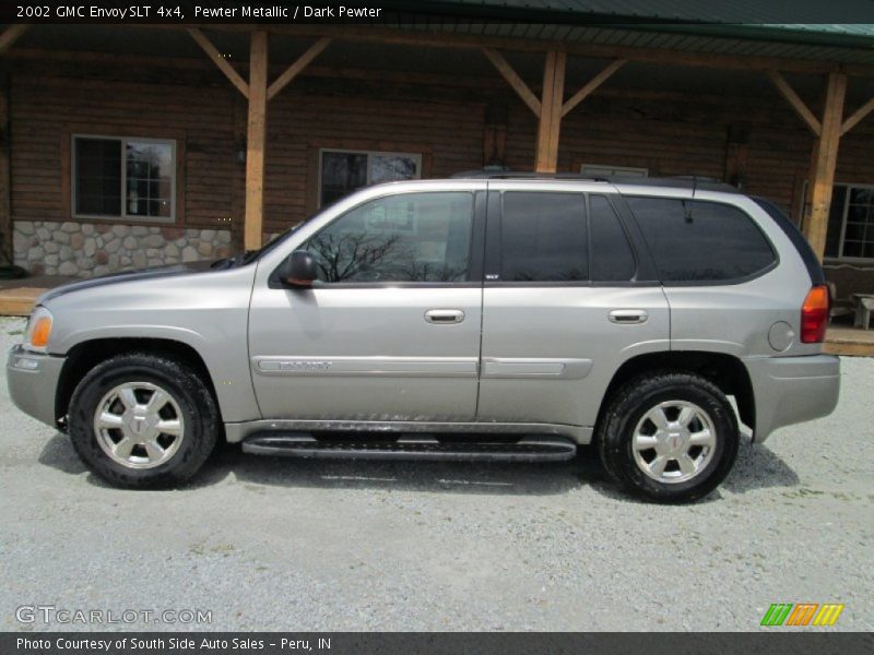 Pewter Metallic / Dark Pewter 2002 GMC Envoy SLT 4x4