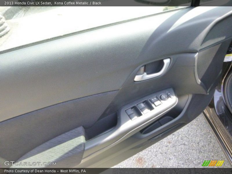 Kona Coffee Metallic / Black 2013 Honda Civic LX Sedan