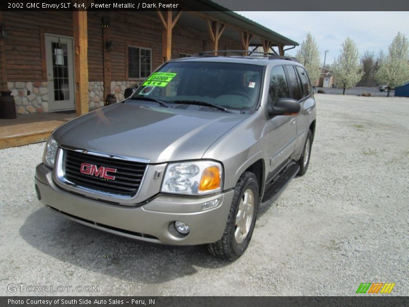 Pewter Metallic / Dark Pewter 2002 GMC Envoy SLT 4x4