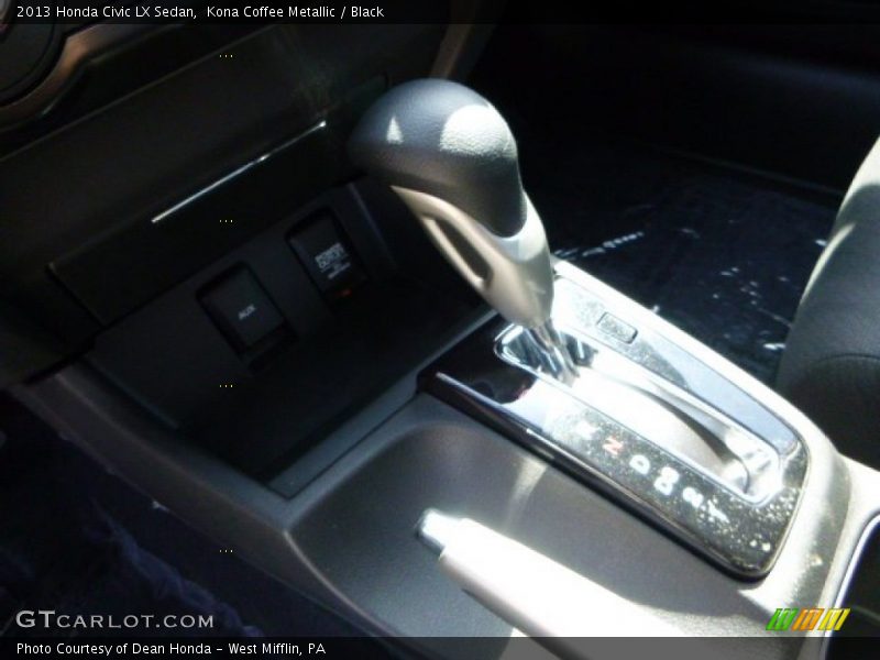 Kona Coffee Metallic / Black 2013 Honda Civic LX Sedan