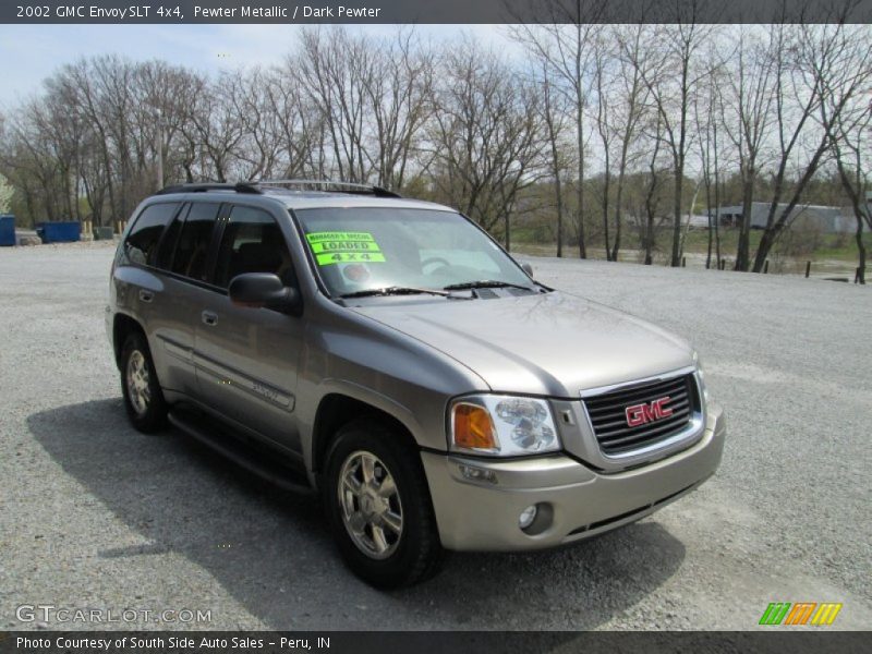 Pewter Metallic / Dark Pewter 2002 GMC Envoy SLT 4x4