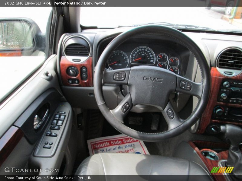 Pewter Metallic / Dark Pewter 2002 GMC Envoy SLT 4x4