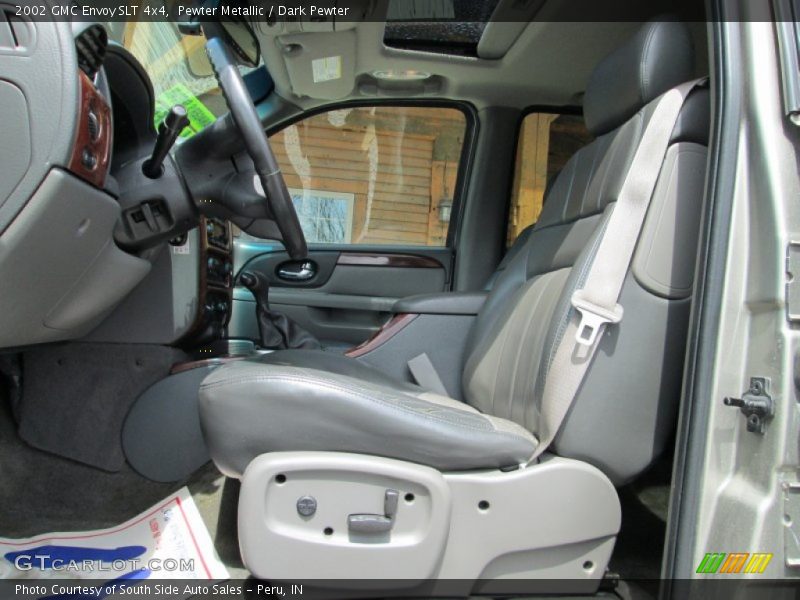 Pewter Metallic / Dark Pewter 2002 GMC Envoy SLT 4x4