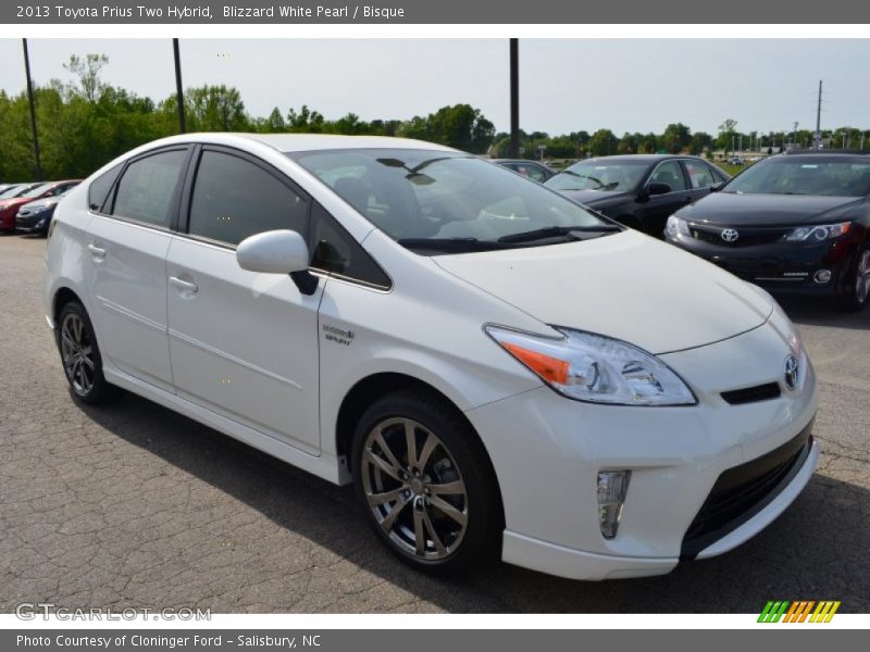 Front 3/4 View of 2013 Prius Two Hybrid
