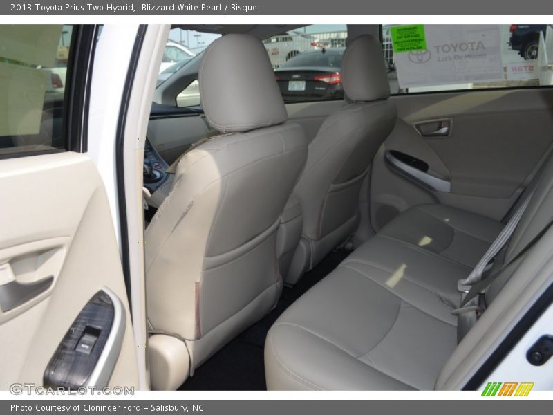 Blizzard White Pearl / Bisque 2013 Toyota Prius Two Hybrid