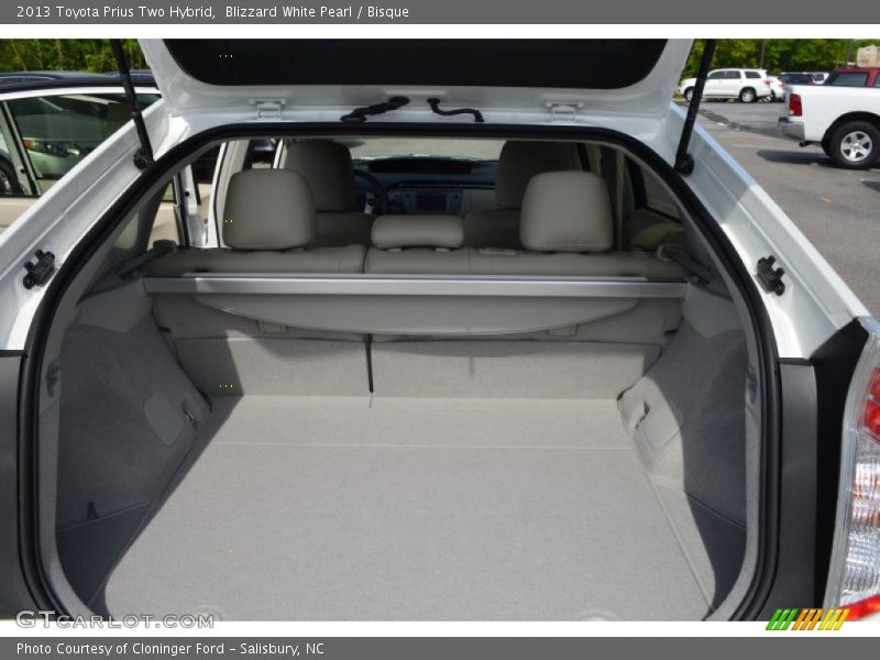 Blizzard White Pearl / Bisque 2013 Toyota Prius Two Hybrid