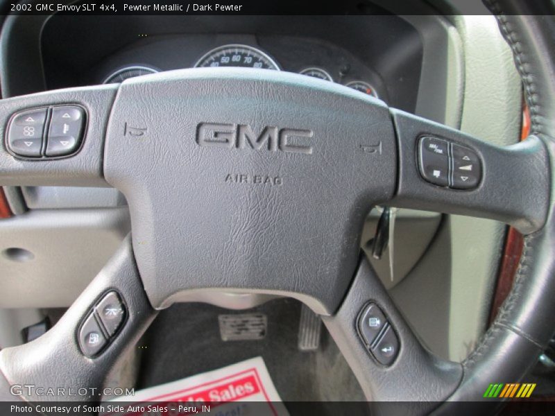 Pewter Metallic / Dark Pewter 2002 GMC Envoy SLT 4x4
