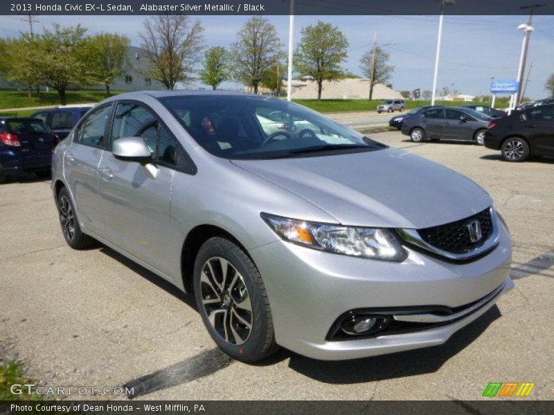 Front 3/4 View of 2013 Civic EX-L Sedan