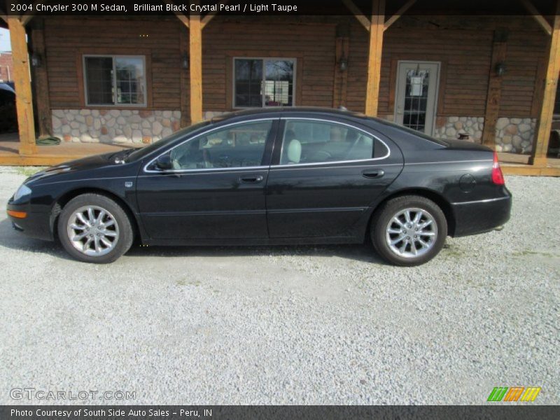 Brilliant Black Crystal Pearl / Light Taupe 2004 Chrysler 300 M Sedan