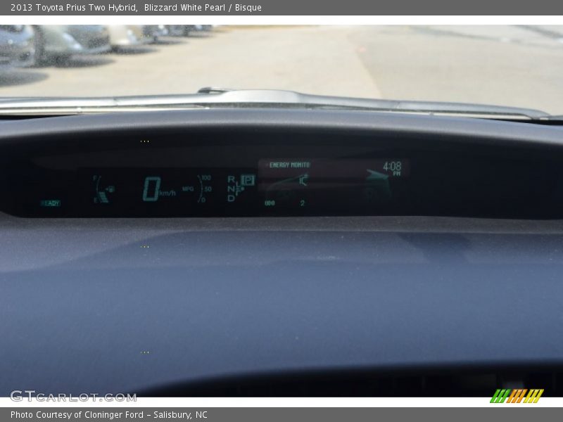 Blizzard White Pearl / Bisque 2013 Toyota Prius Two Hybrid
