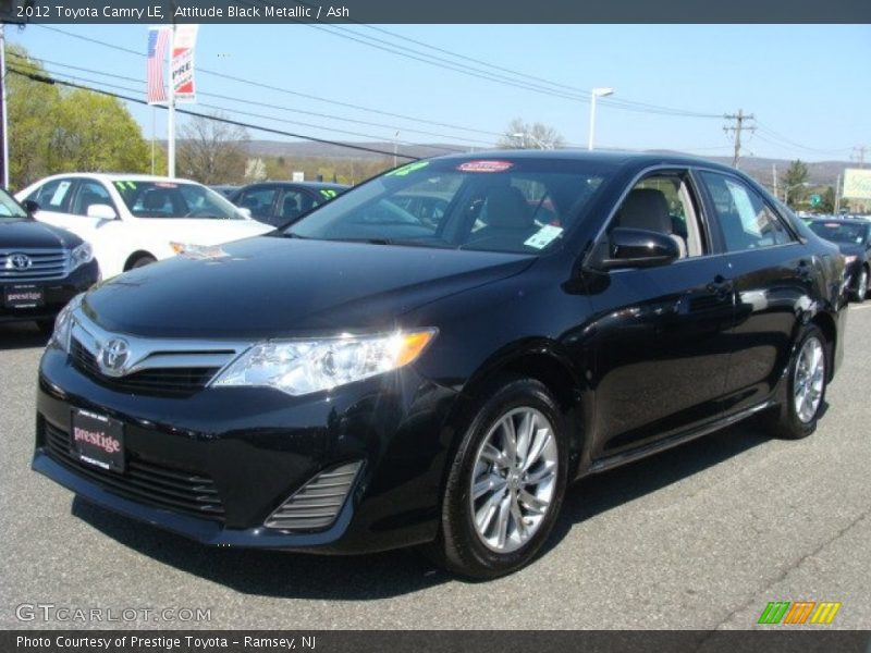 Attitude Black Metallic / Ash 2012 Toyota Camry LE