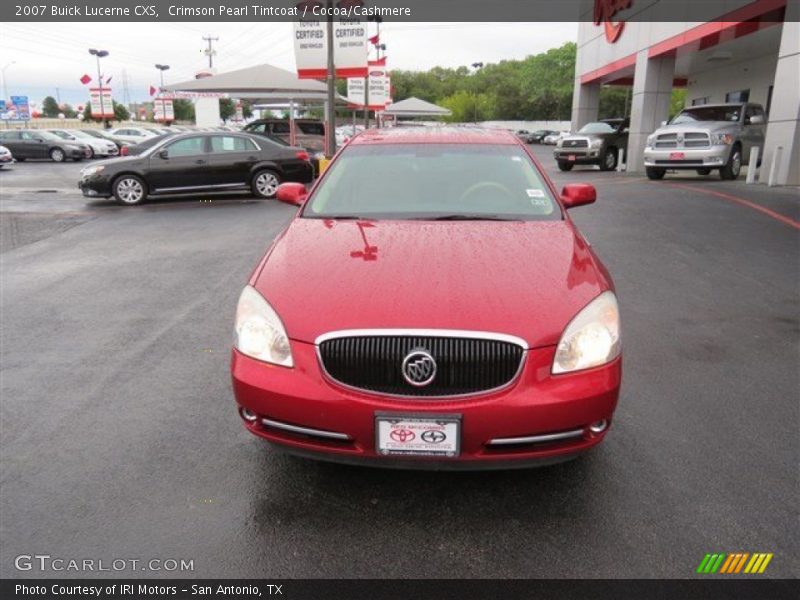 Crimson Pearl Tintcoat / Cocoa/Cashmere 2007 Buick Lucerne CXS