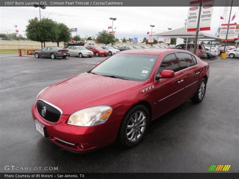 Crimson Pearl Tintcoat / Cocoa/Cashmere 2007 Buick Lucerne CXS