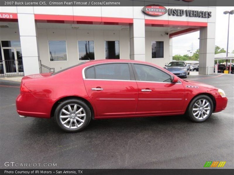 Crimson Pearl Tintcoat / Cocoa/Cashmere 2007 Buick Lucerne CXS