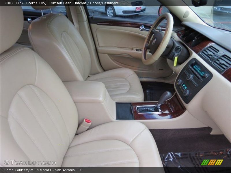Crimson Pearl Tintcoat / Cocoa/Cashmere 2007 Buick Lucerne CXS