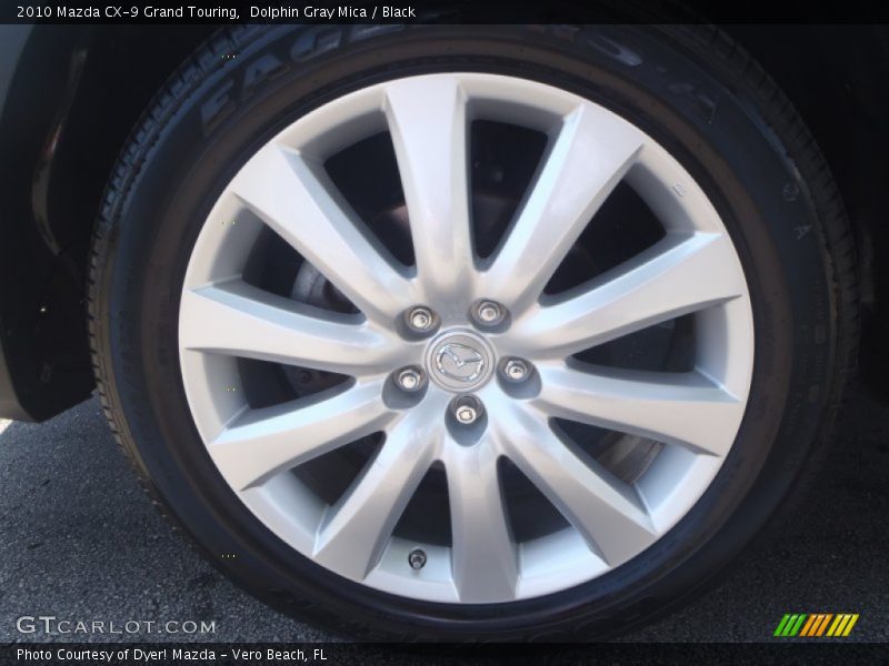 Dolphin Gray Mica / Black 2010 Mazda CX-9 Grand Touring