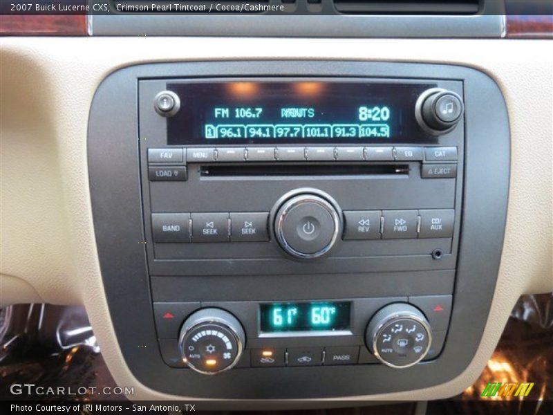 Controls of 2007 Lucerne CXS