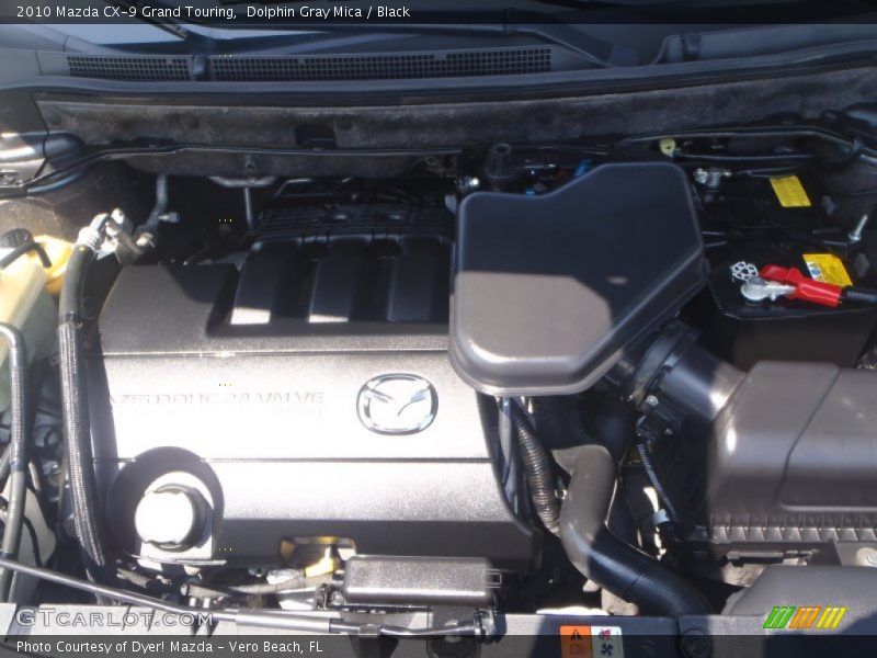 Dolphin Gray Mica / Black 2010 Mazda CX-9 Grand Touring
