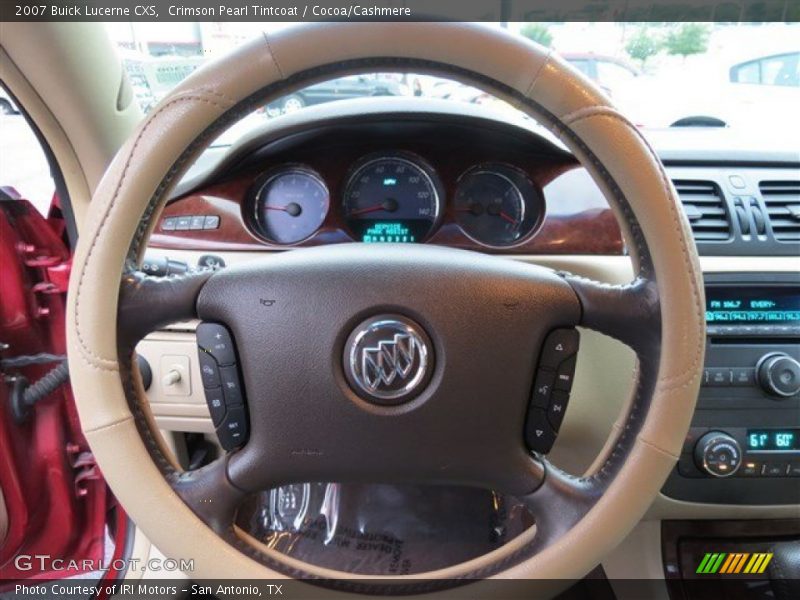 Crimson Pearl Tintcoat / Cocoa/Cashmere 2007 Buick Lucerne CXS