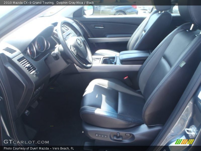 Dolphin Gray Mica / Black 2010 Mazda CX-9 Grand Touring
